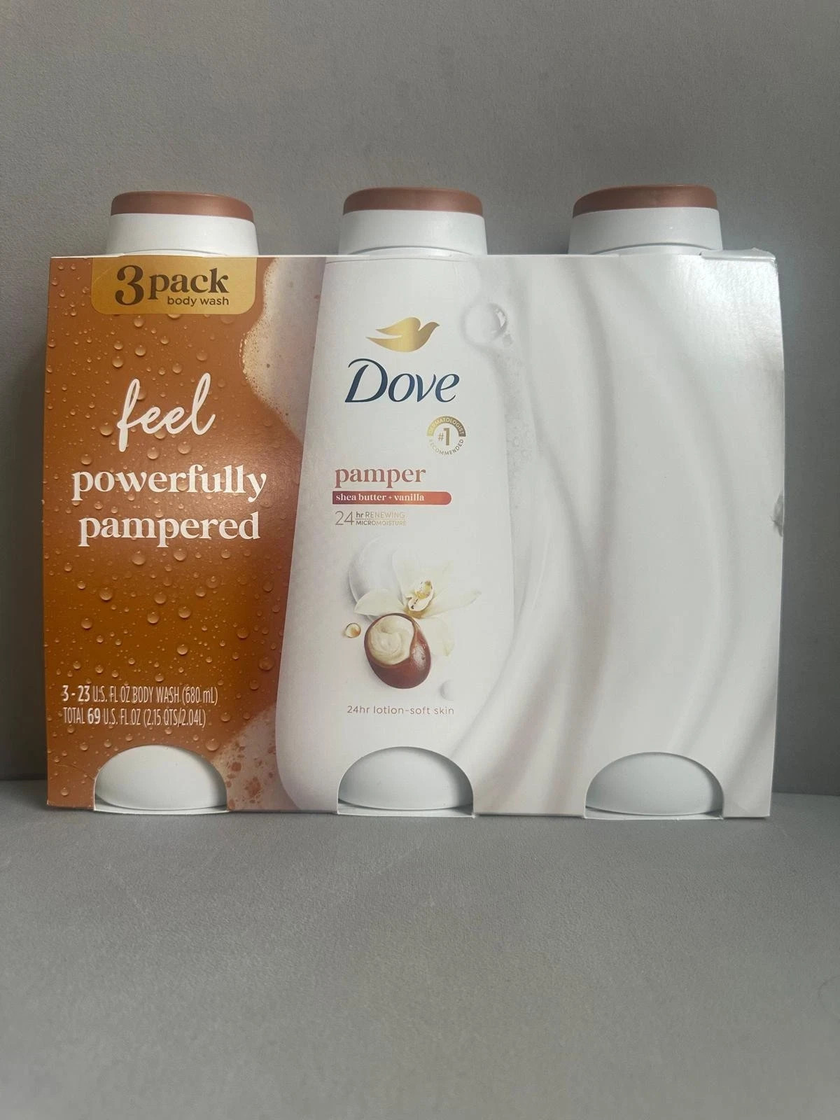 Vanilla Body Wash 3 Pack 23oz Each