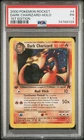 Dark Charizard-Holo Pokemon Rocket 4 1st edition PSA 1