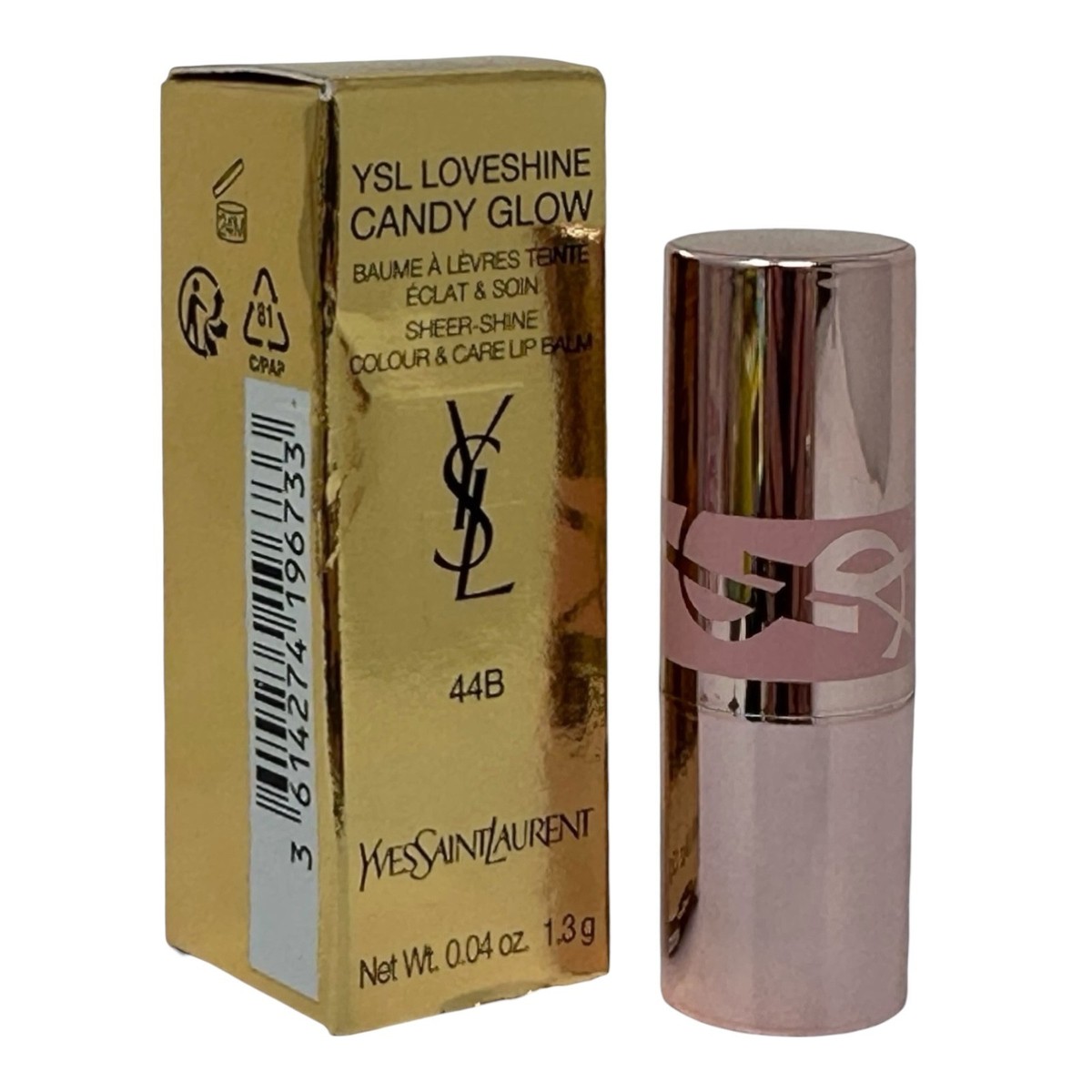 YSL Yves Saint Laurent Loveshine Candy Glow Lip Balm 44B Nude
