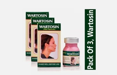 Wartosin Kräuterwartentferner Hautmarkierungen Fleckenentfernung 3 ml 3er-Pack