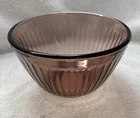 Pyrex Cranberry Small 3 Cup Ribbed Mixing  G Bowl Perfect For A Pyrex Collection