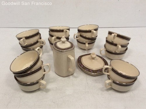 Vintage 1966-1976 Franciscan Masterpiece Constantine Porcelain Tea Cups ...