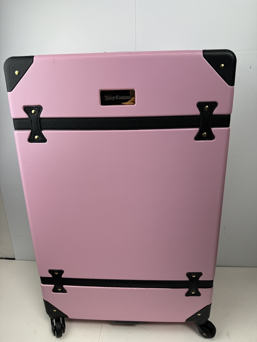 Juicy Couture 29” Pink Check-In Suitcase Spinner Luggage | eBay