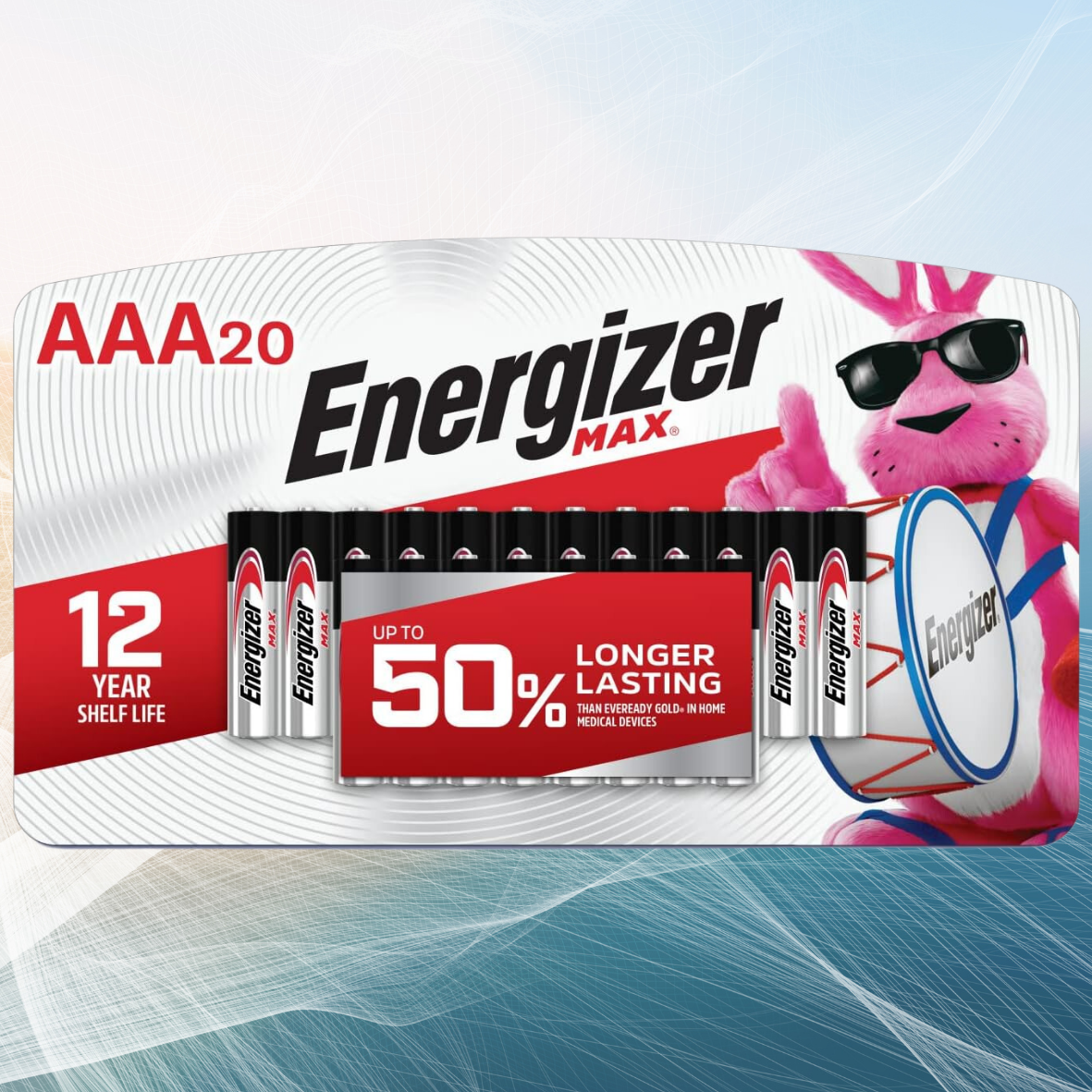 20 Batteries Energizer Max AAA Batteries Alkaline Battery Exp 12-2035 - Sealed-image