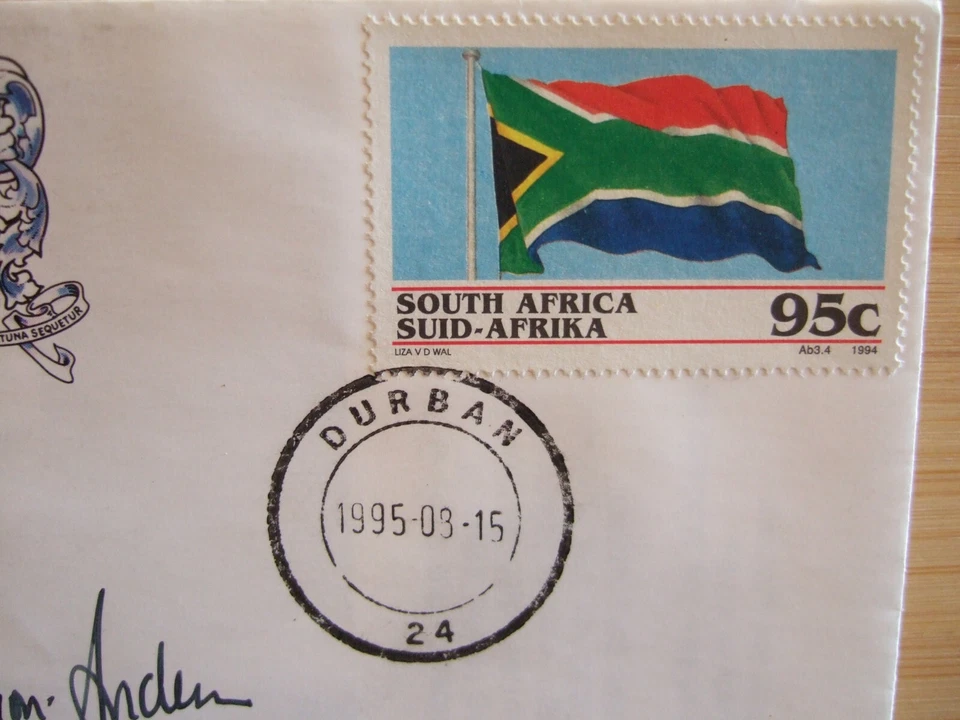1995 Ltd Ed South Africa Lady in White Monument Signed SIMPSON RNSC(6)15 FDC! - Image 3 of 4