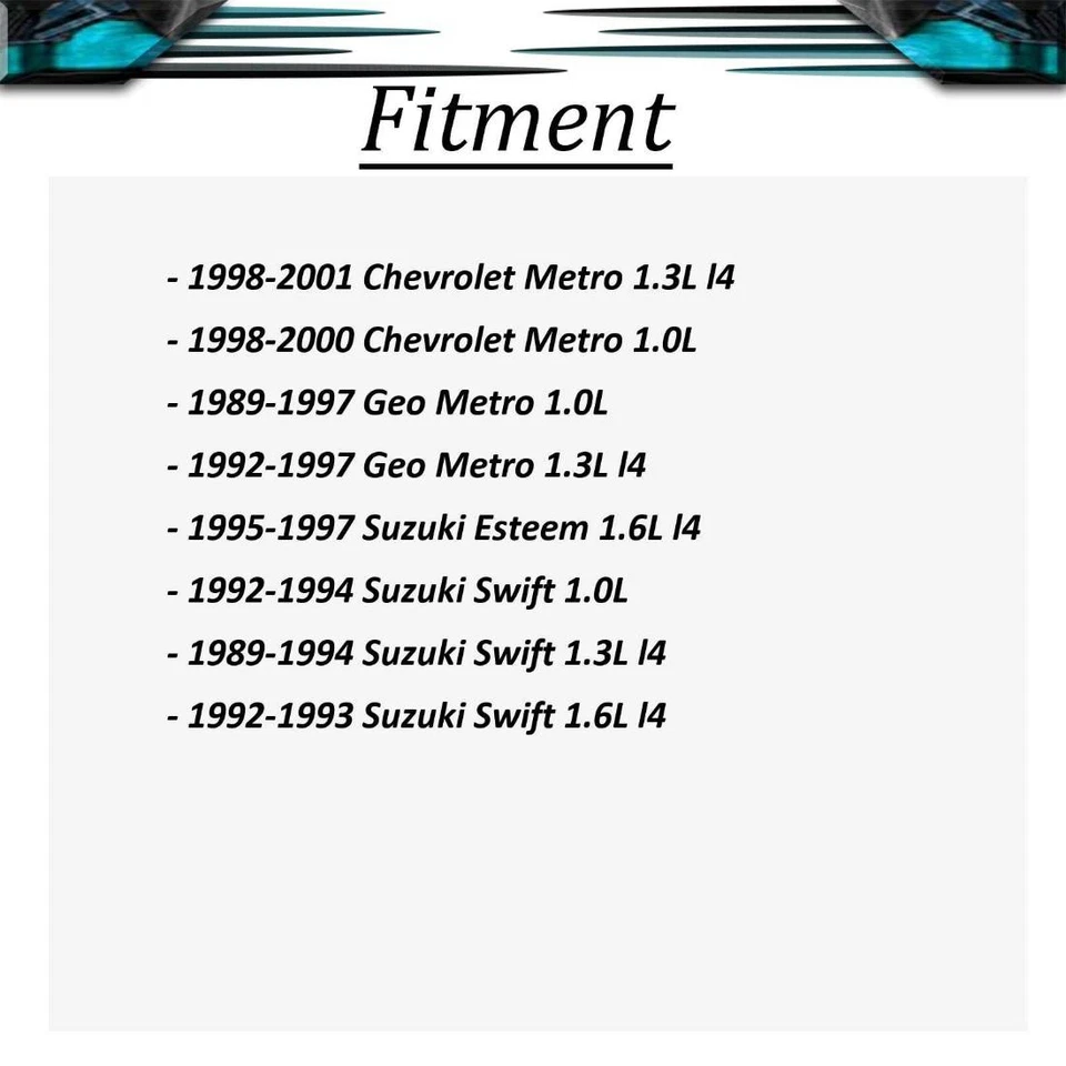 Vedação de eixo de saída de transmissão manual esquerda compatível com Geo Metro 1989-1997 - Imagem 2 de 4