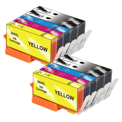 10 DRUCKER PATRONEN mit Chip für HP 364 XL Officejet 4620 4622 Deskjet 3524 3520