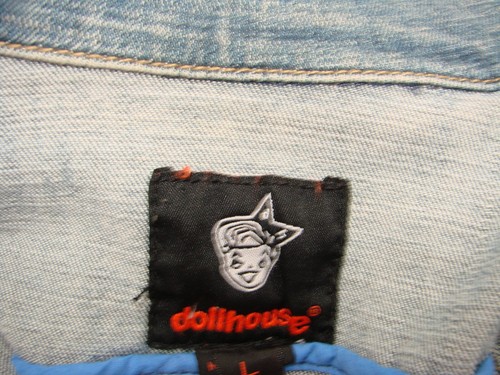 Big Girls' NYC Dollhouse Cropped Short Jean Jacket Size Large 14/16 Embellished - Picture 10 of 10