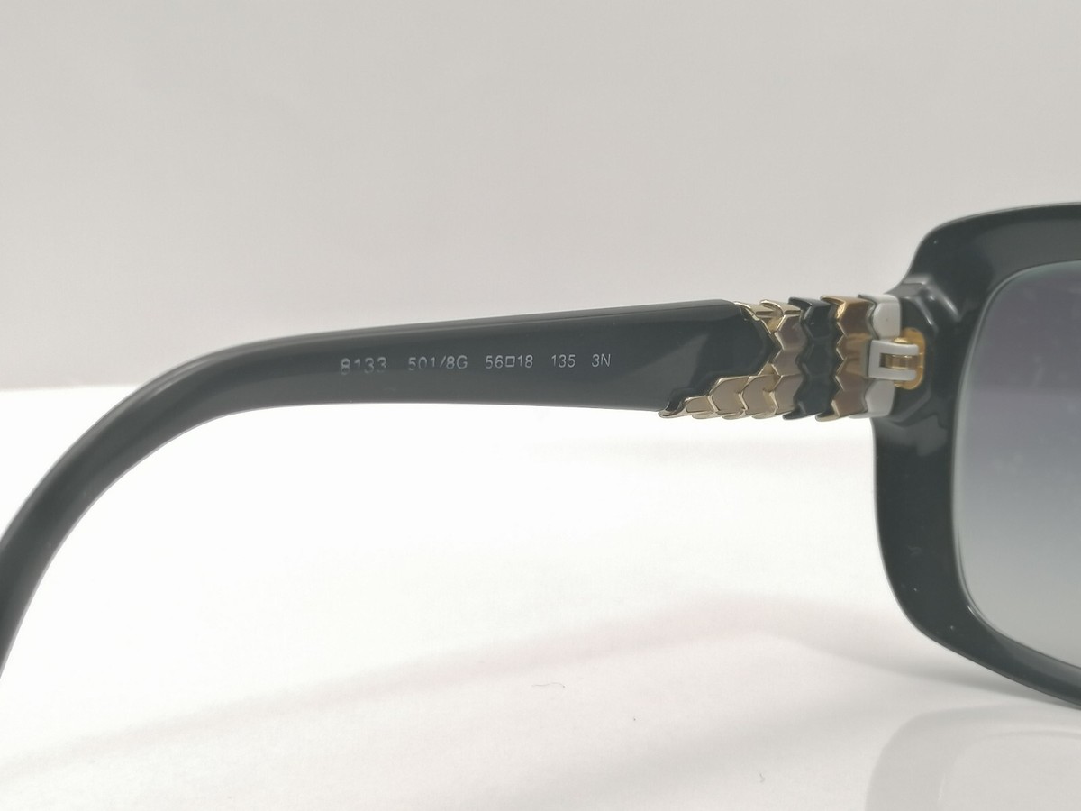 Bvlgari 8133 Black Cat Eye Sunglasses for Women | 135 56 18 | Made