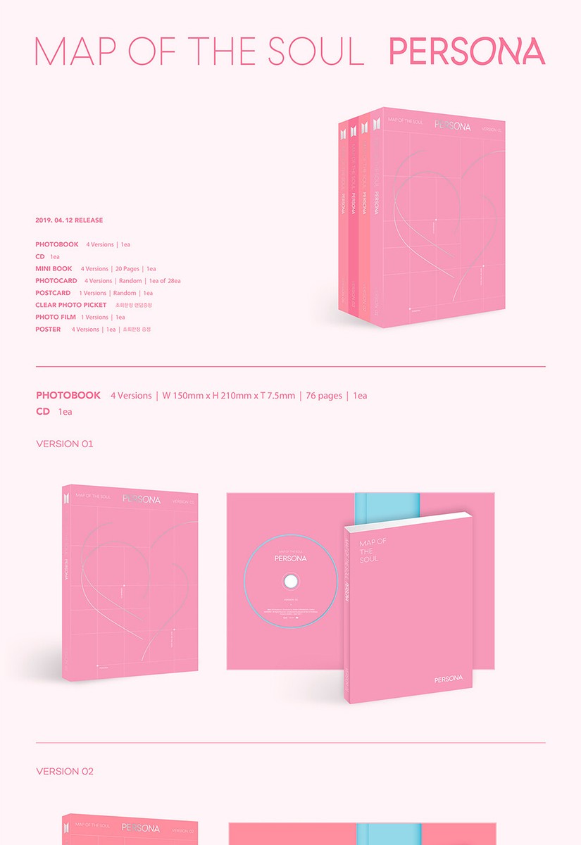 K-POP・アジア BTS PERSONA ver1~4 BTS - Map Of The Soul: PERSONA - Amazon.com Music