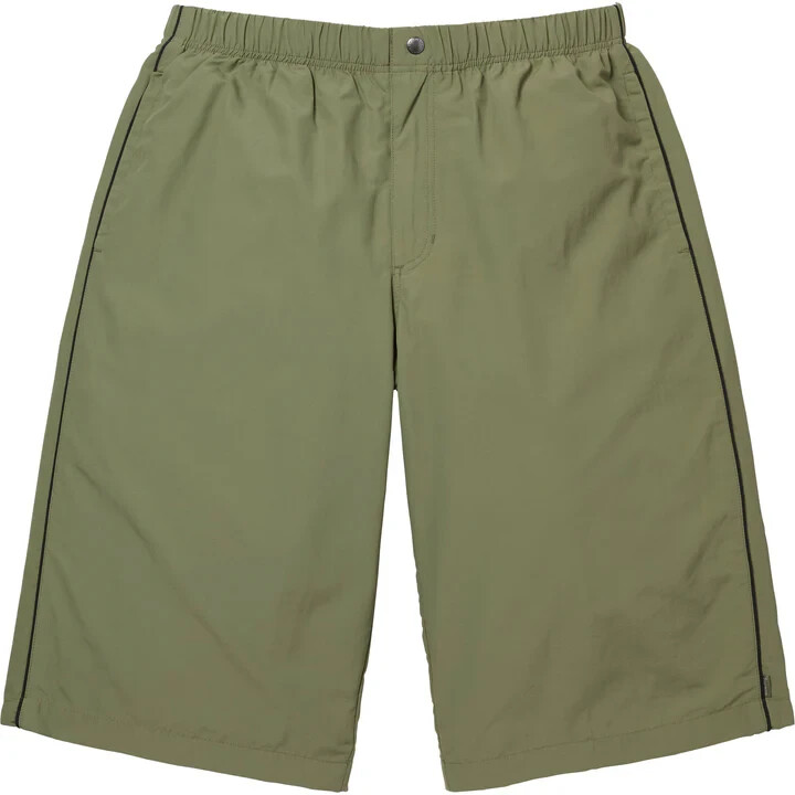 Supreme Long Nylon Short Olive | eBay