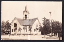Minnesota-MN-Tyler-Danish Lutheran Church-Real Photo-RPPC-Vintage Postcard