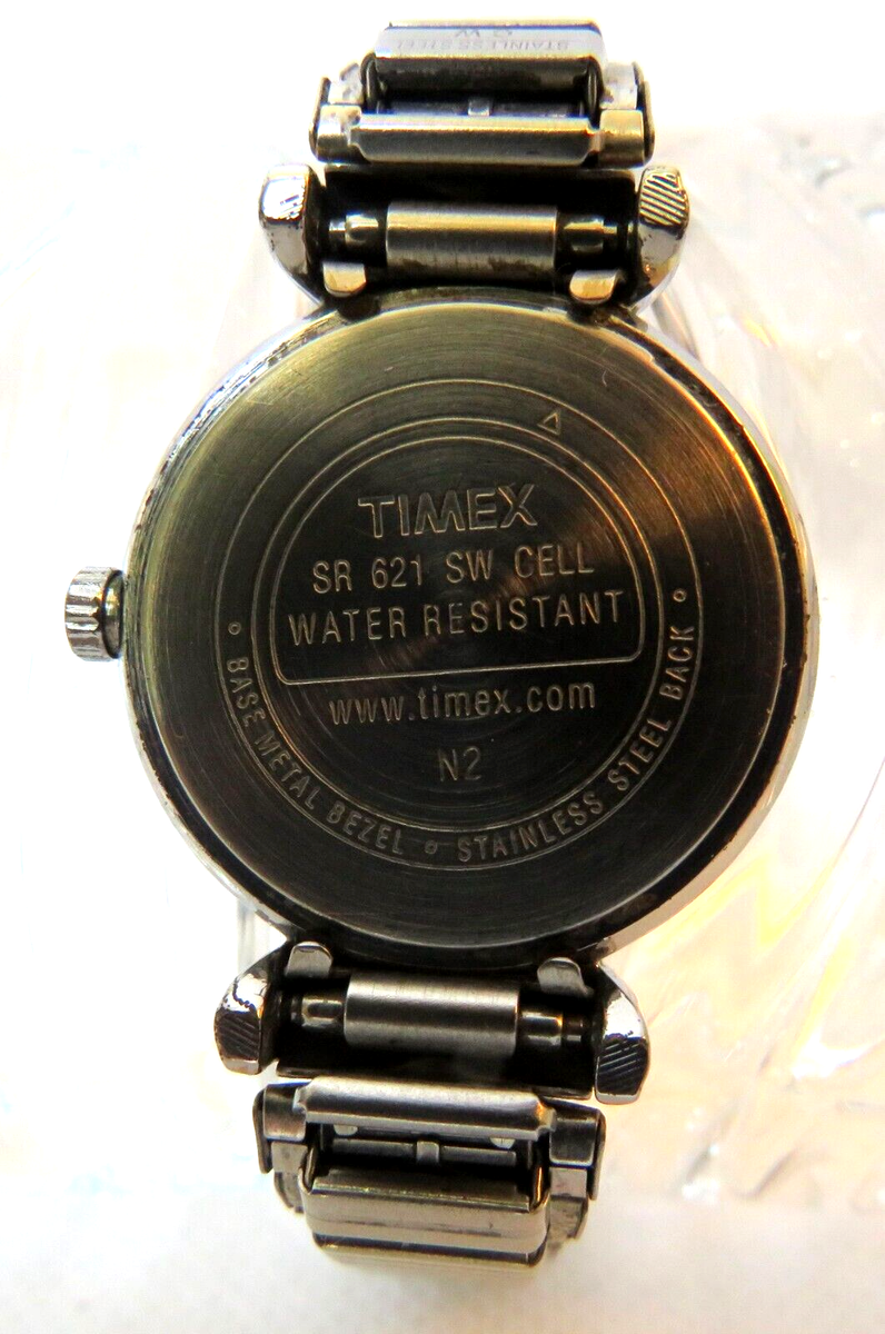 TIMEX 腕時計 Timex SR 621 SW Cell Two Tone Quartz Analog Ladies Watch Sz