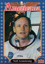 Neil Armstrong, Astronaut -- Historic Americana Trading Card --- NOT Postcard
