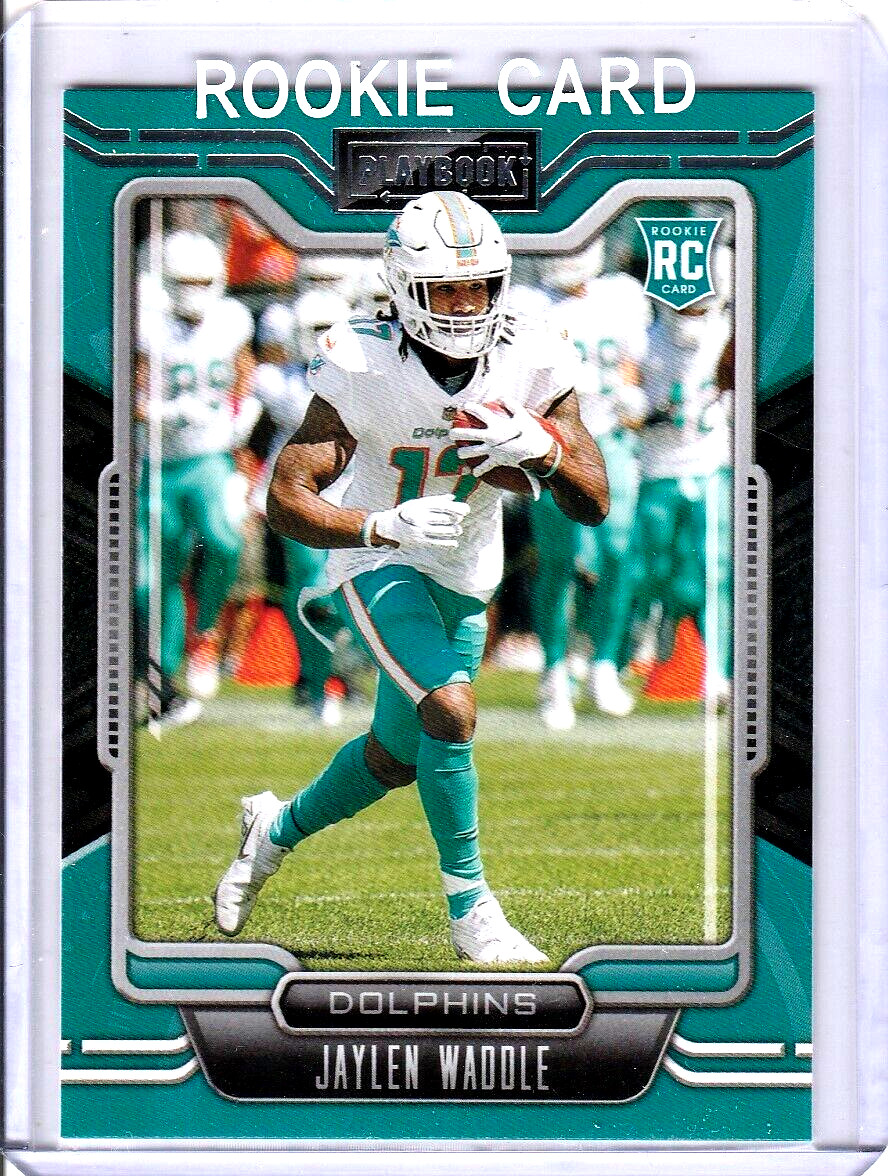 Dolphins 2021 Panini NFL Playbook #106 RC Broncos Jaylen Waddle Rookie Alabama