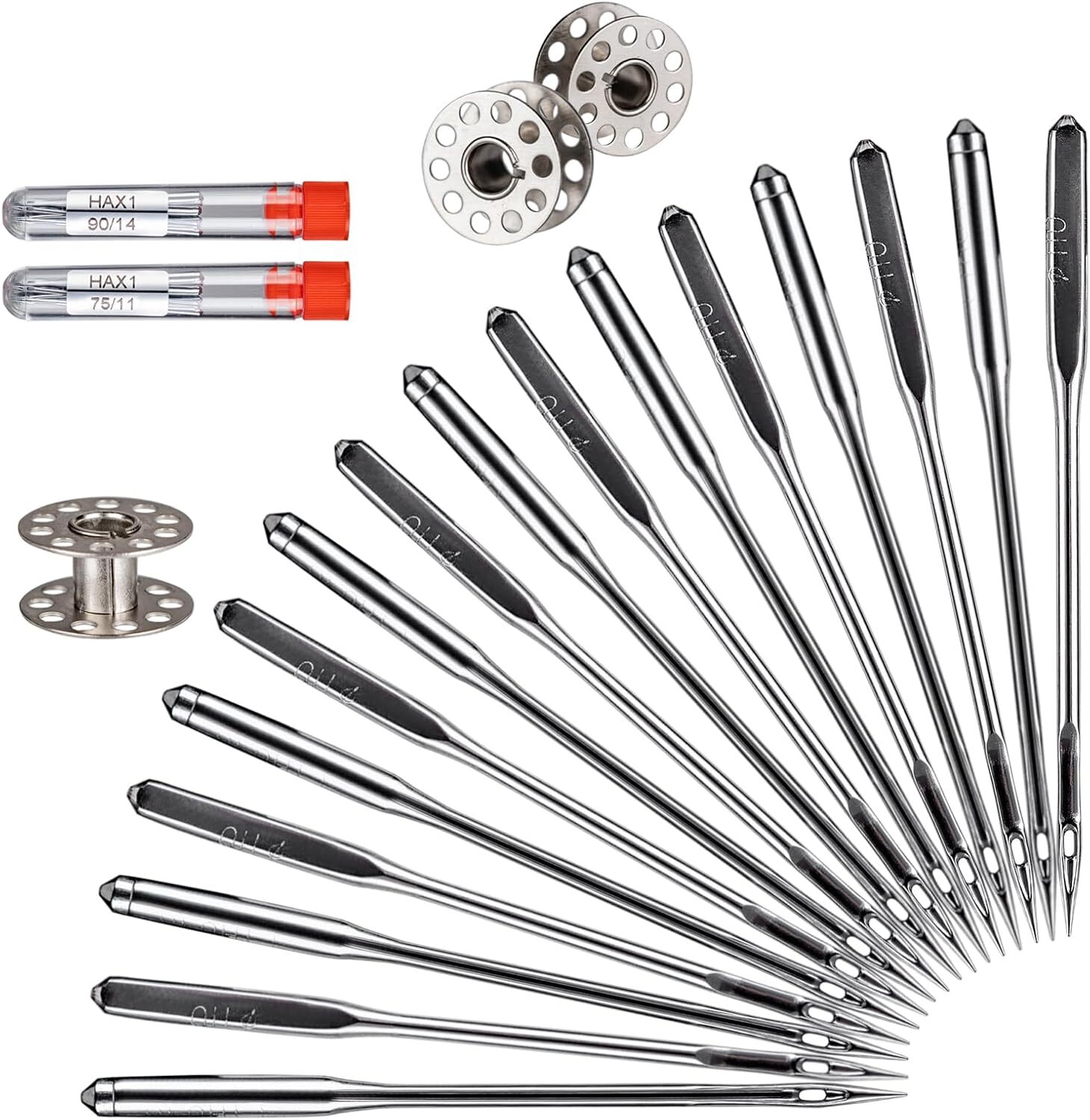 Sewing Machine Needles, 20 PCS Universal Needle, Compatible...