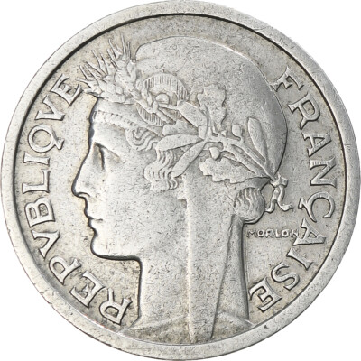 369299] Coin, France, Morlon, Franc, 1959, Paris, EF, Aluminum, KM