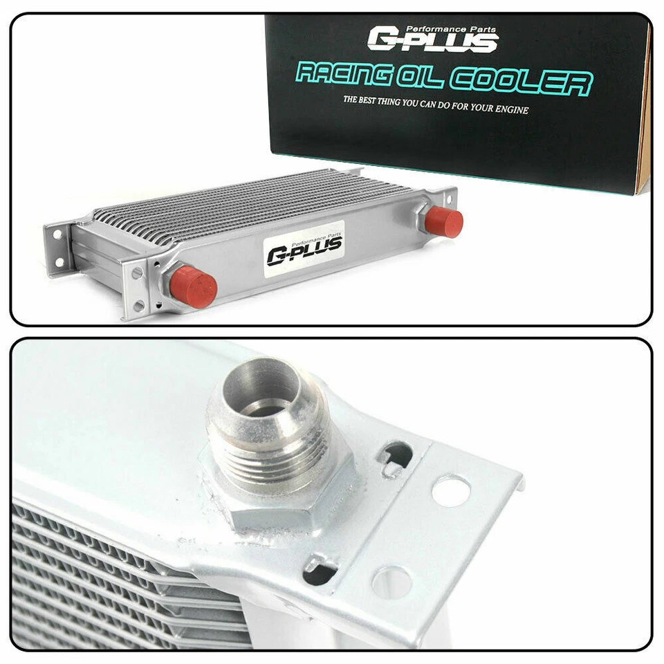 Enfriador de aceite negro motor aluminio universal AN10 apto para 25 filas - Nuevo Foto 3 de 4