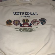 Universal Studios Mens XL Vintage 1993 Embroidered Sweatshirt