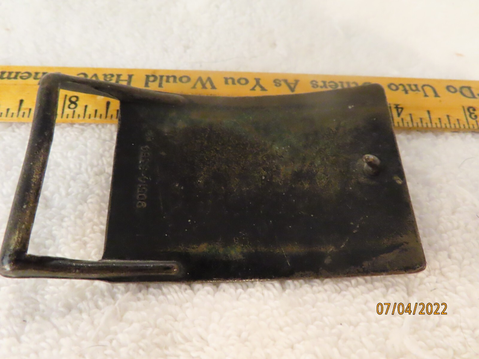 Levi Strauss & Co. Solid Brass Belt Buckle Gem