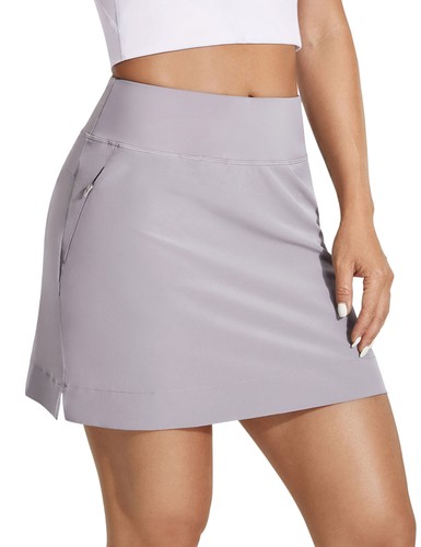 Damen Sportröcke leichter Skort Laufen Sport Shorts Tennis - Bild 15 von 35