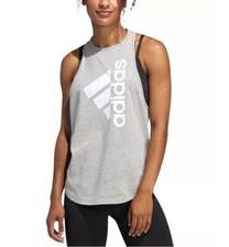 adidas Women Graphic Tank Top Gray Size XS 7115