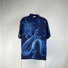 Japanisches Drachenhemd Hawaii Größe XLarge