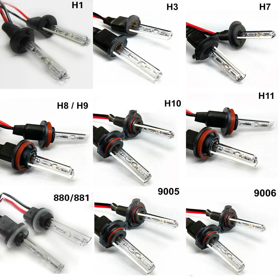 55W H1 H3 H7 H8/9/11 9005/6 CANBUS HID Xenon Headlight Conversion Kit Error Free - Image 2 of 4