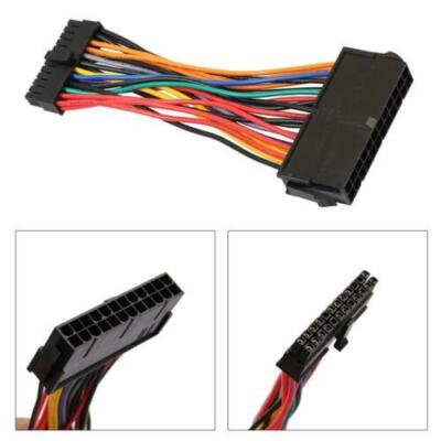 ATX PSU 24 Pin Buchse auf Mini 24P Stecker intern Stromkabel Kabel für Dell IBM PC