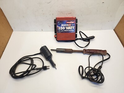 Lot of Vector 350 Watt 700 Peak Power Inverter, Dremel Electric Engraver, Solder