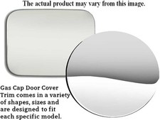 Gas Cap Cover Custom Chrome Finish Stainless Steel Qaa Fuel Tank Door Trim J-k