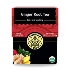 Buddha Teas Ginger Root Tea, 18 Tea Bags