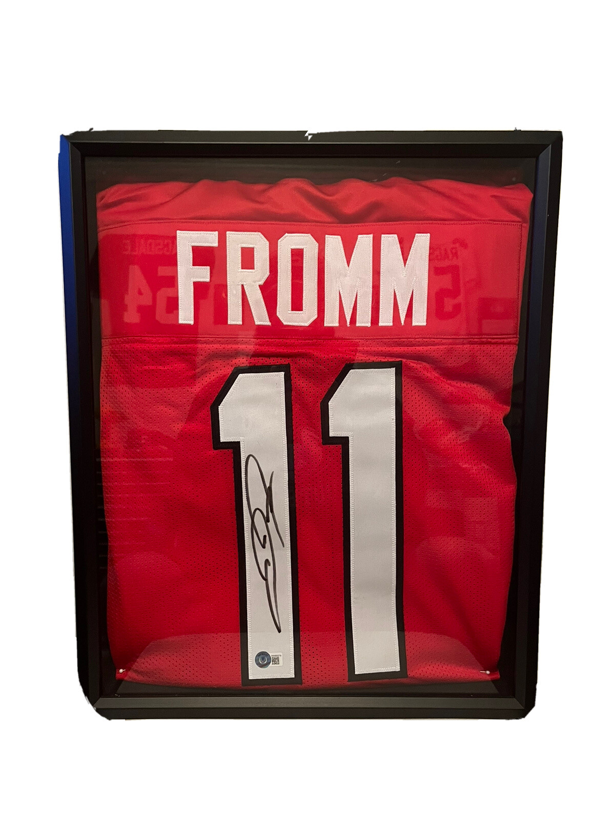 Jake Fromm Autographed Signed Georgia Bulldogs Hand Framed Jersey NCAA COA 