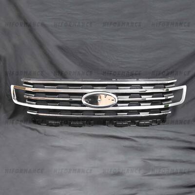 For Ford Expedition 2018-2021 Front Grille Bumper Grill Chrome LL1Z8200BB