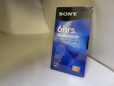 NEW Sealed Official OEM SONY Premium VHS 6 Hour T-120 Recordable Tape M24