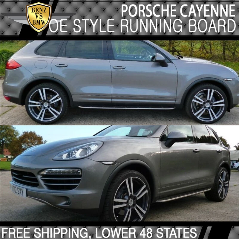 Fits 11-18 Porsche Cayenne OE Style Running Boards Side Step Nerf Bars - Imagem 2 de 4