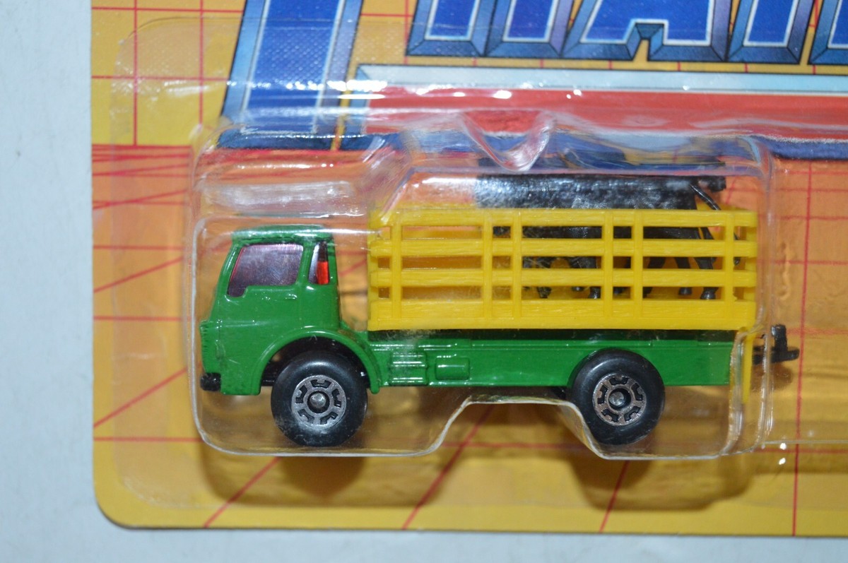 Matchbox Trailers Superfast Cattle Truck And Trailer Green