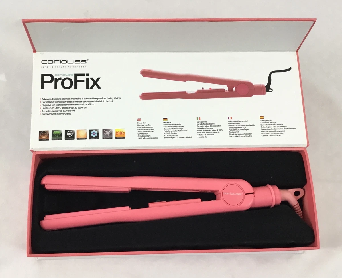 ProFix Corioliss Hair Straightener Flat Iron 250 Pink eBay