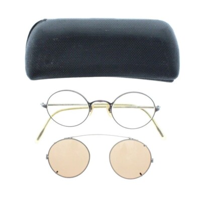 1980's VTG Oliver Peoples Eyeglass Frames Clip On Shades OP-5