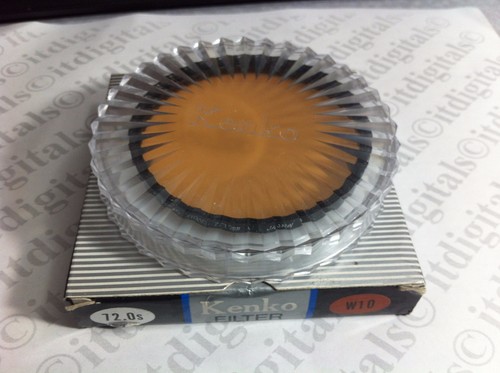 Professional Kenko 72mm Warming W10 Warm Orange Glass Lens Filter 72 mm Japan - Picture 3 of 3