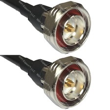 RFC400 DIN 7/16 MALE to DIN 7/16 MALE Coaxial RF Cable USA-Ship Lot