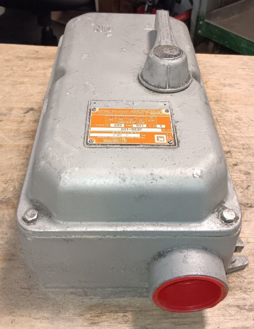 NEW KILLARK DEDS-100 EXPLOSION PROOF DISCONNECT 100 AMP 3 POLE 600 VAC