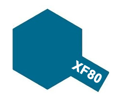 Tamiya 81780 Matt Acrylic Paint XF80 Royal Navy Sea Grey (10ml) modellismo