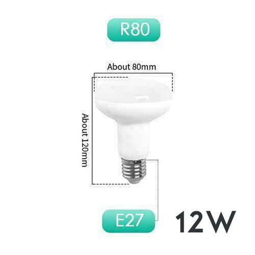 2PCS 85-265v R50 E14 Saving Energy 3W-12W LED Bulb E27 R63 R80 R39 Spotlight - Picture 16 of 16