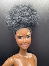Barbie Doll Vitiligo African American Fashionistas Petitel Nude 4 Ooak (V-003)