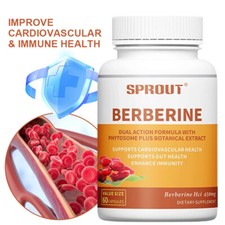 BERBERINE WITH PHYTOSOME PLUS BOTANICAL EXTRACT SUPPORTS CARDIOVASCULAR HEALTH