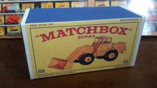 ♪♫•❤ Matchbox Nr. 69 Hatra Tractor Shovel Box Matt 280g Druck&Verarbeitun gut ❤