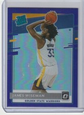 JAMES WISEMAN 2020 Optic Basketball Rated Rookie Purple GOLDEN STATE WARRIORS