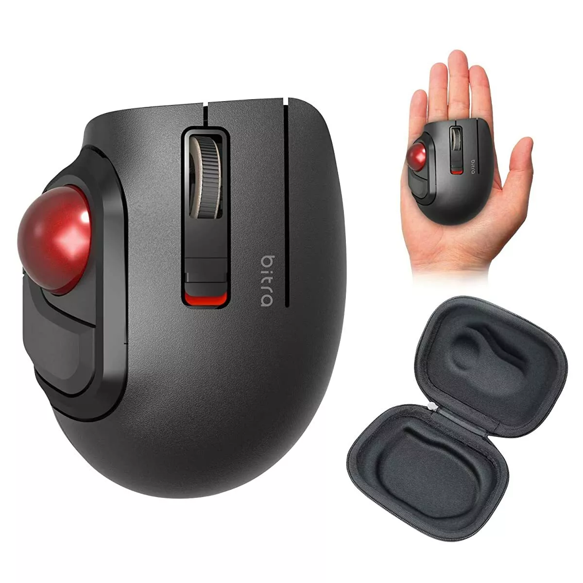 ELECOM Bluetooth Trackball Mouse M MT1BRSBK S Size 5 Button New eBay