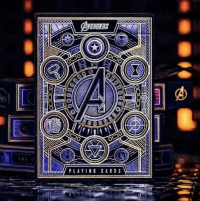 Marvel Studios Avengers (blue) Playing Cards by theory11 | eBay
